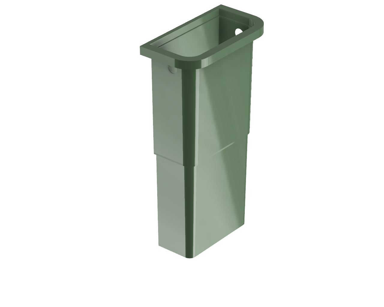 CompostFit fully expanded side view showing full height